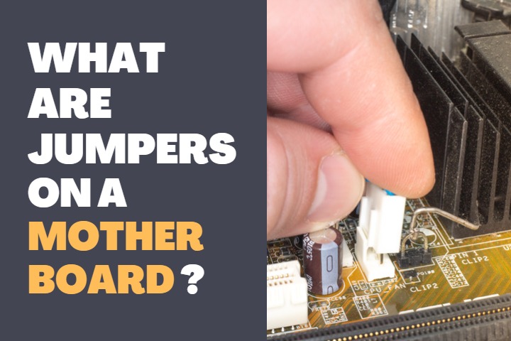 What are jumpers on a motherboard