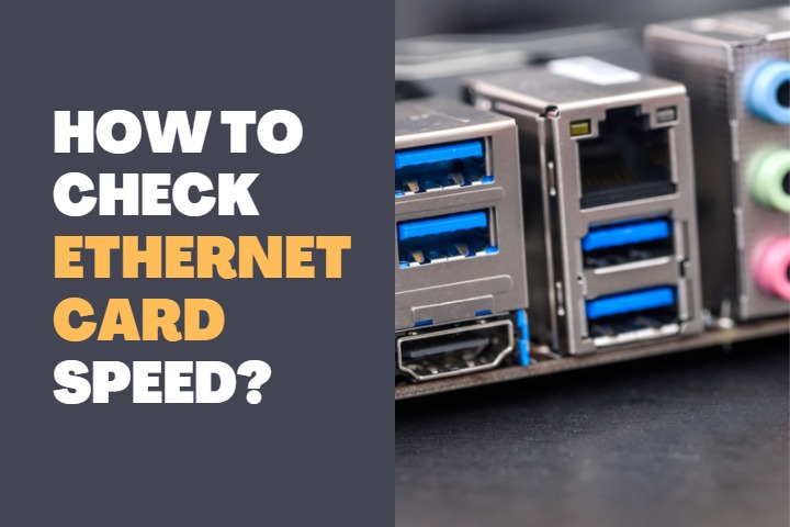How to check Ethernet card speed