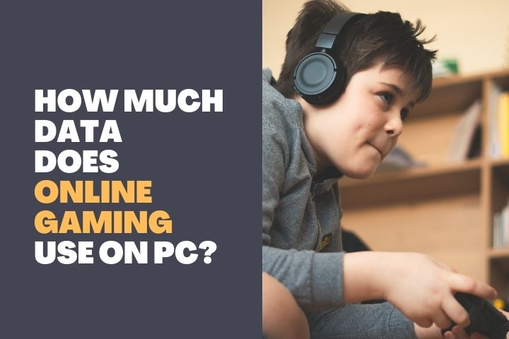 How much data does online gaming use on PC?