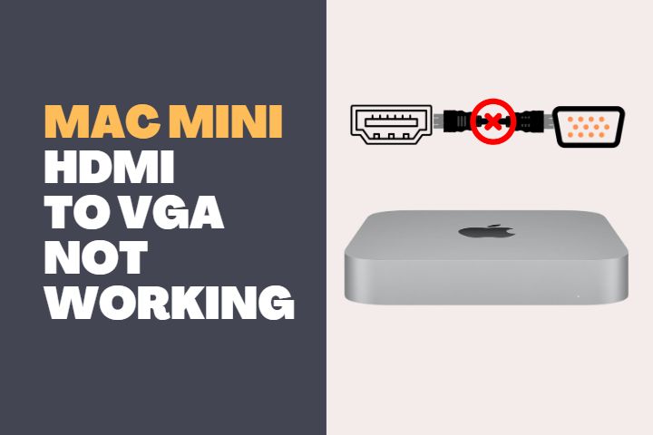 Mac Mini HDMI to VGA Not Working 1