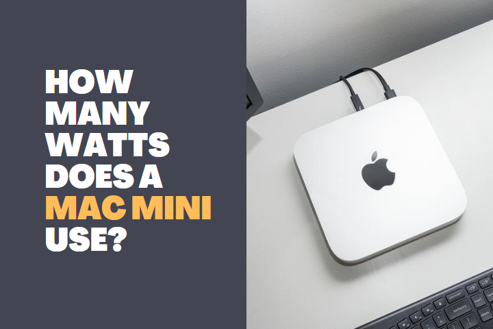 How many watts does a mac mini use