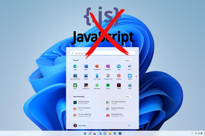 How to fix Windows 11 JavaScript Error